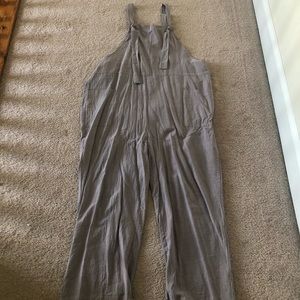 Light purple overalls